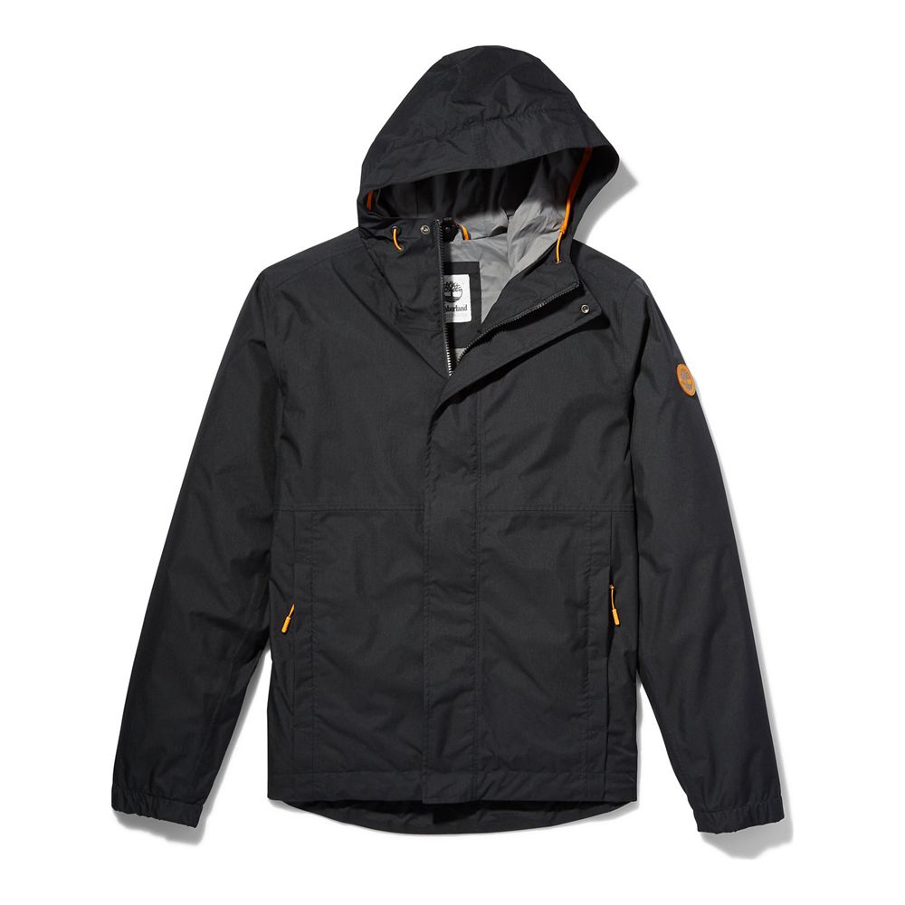 Timberland Mens Jackets Outdoor Heritage Waterproof Windbreaker - Black - India BF1802794